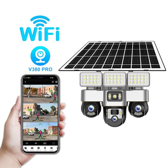 دوربین خورشیدی سیمکارتی 3لنز 3تصویر همزمان - Image 6