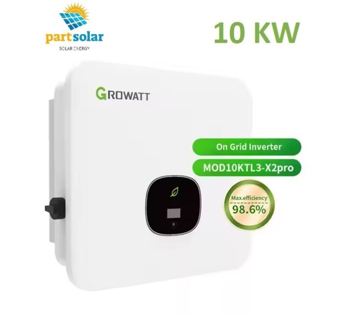 اینورتر ON GRID برند گروواتGROWATT مدل MOD 10TL3-X2 PRO توان 10KW سه فاز