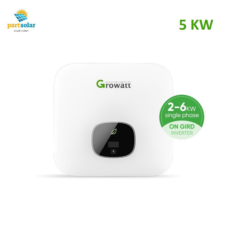 اینورتر ON GRID برند گروواتGROWATT مدل  MIN 5000 TL-X2 توان 5KW وات تک فاز