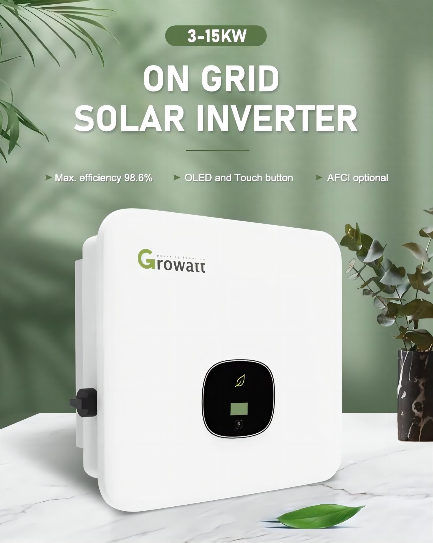 اینورتر ON GRID برند گرووات GROWATT مدل MOD 15KTL3-X توان 15KW سه فاز - Image 2