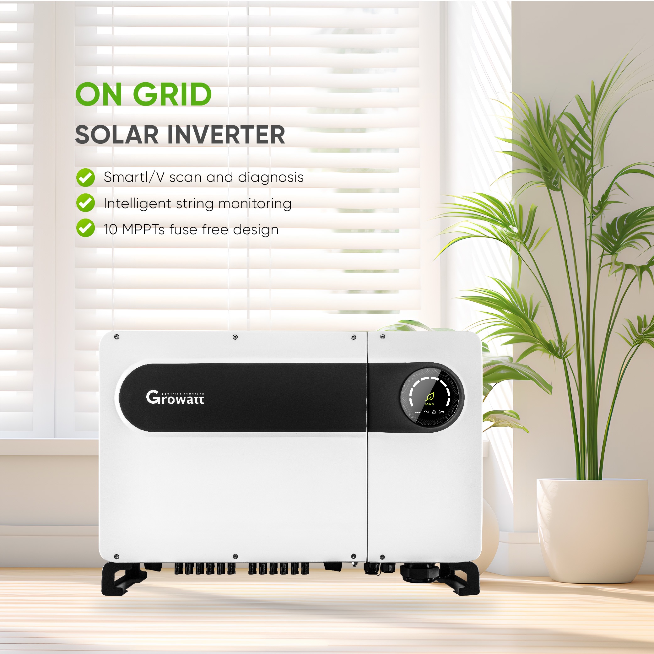 اینورتر ON GRID برند گروواتGROWATT مدل MAX 100KTL3-X LV توان 100KW سه فاز - Image 3