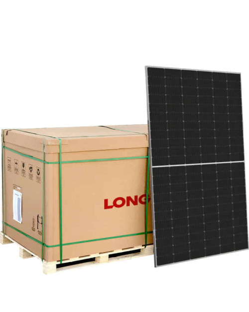 پنل خورشیدی بایفشیال 610 وات مونو کریستال برند LONGI